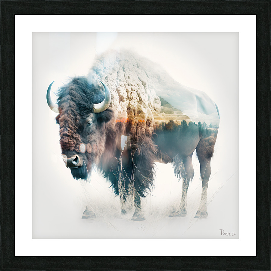 Sacred Buffalo Picture Frame print