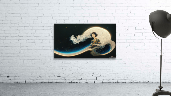 Smoking Geisha Wall Preview