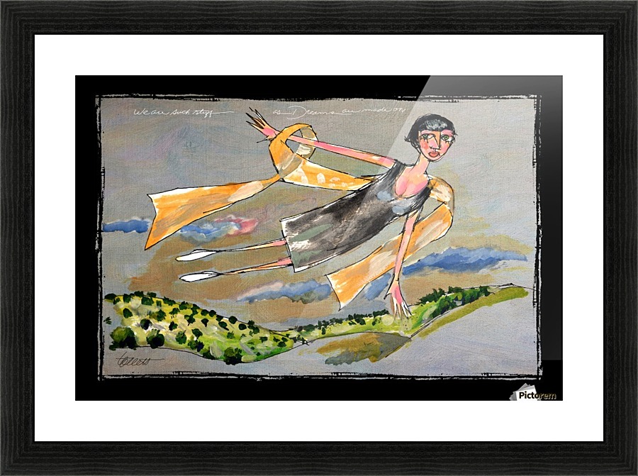Such Stuff As Dreams Picture Frame Printing