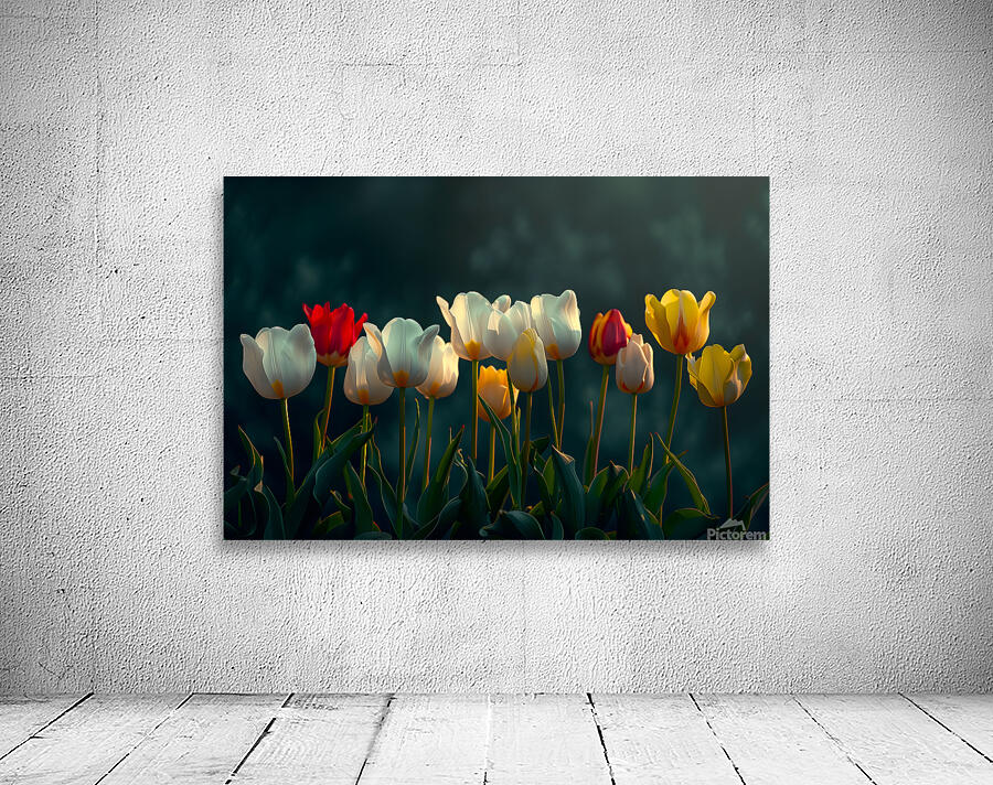 coloful tulips Wall Preview