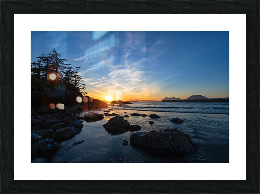 Solstice Sunset Picture Frame print