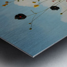 Blue Sky Flower Garden Metal print