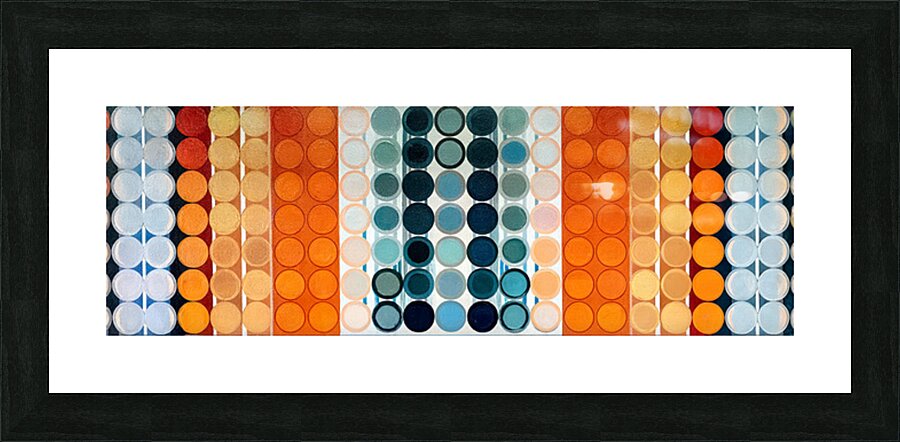 GeometricDots Picture Frame print