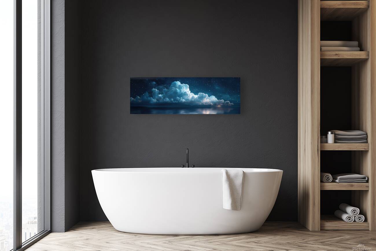 Floating Cloud Formation on Water Reproduction