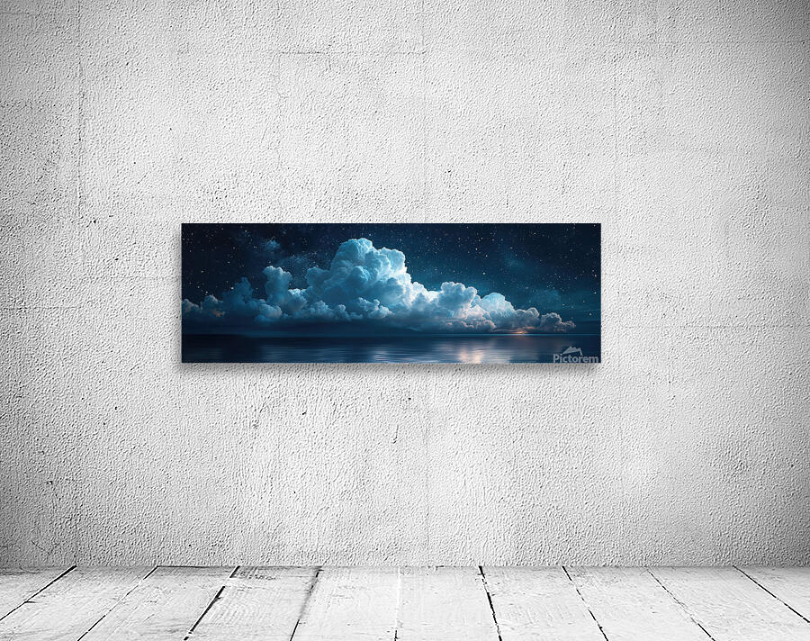 Floating Cloud Formation on Water Wall Preview