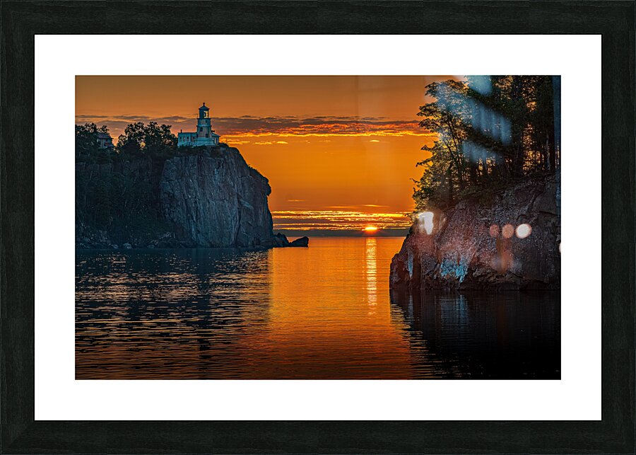 Sunrise at Split Rock Lighthouse Picture Frame print