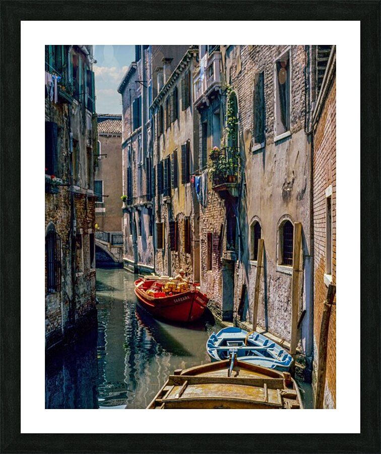 Venice Delivery Picture Frame print