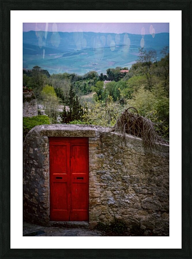 Volterra Gate Picture Frame print