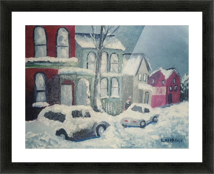 Bordeau street Picture Frame print