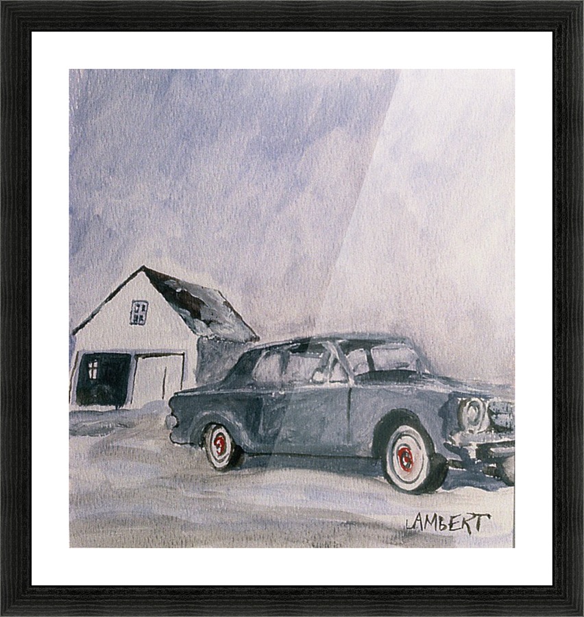 The Garage Picture Frame print