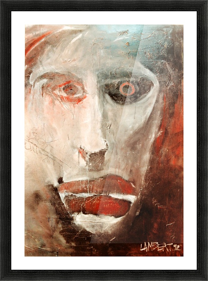 Face Picture Frame print
