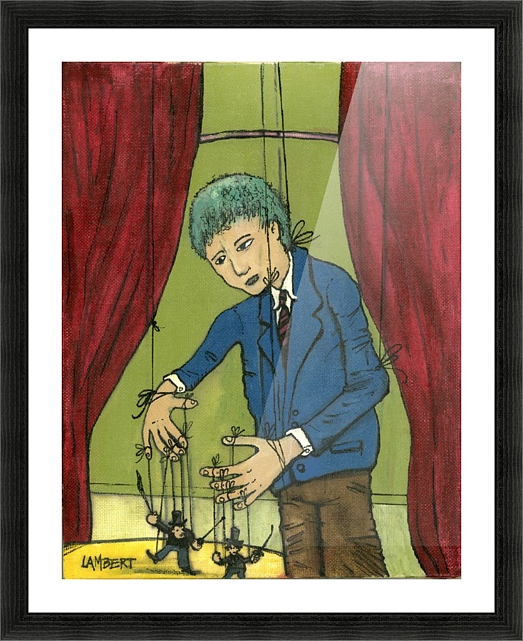 The puppets Picture Frame print