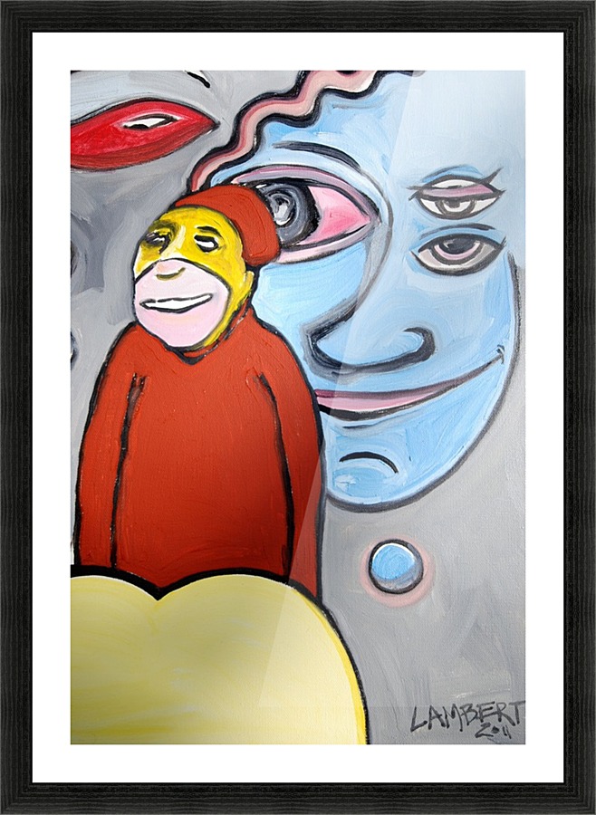 The Doge Picture Frame print