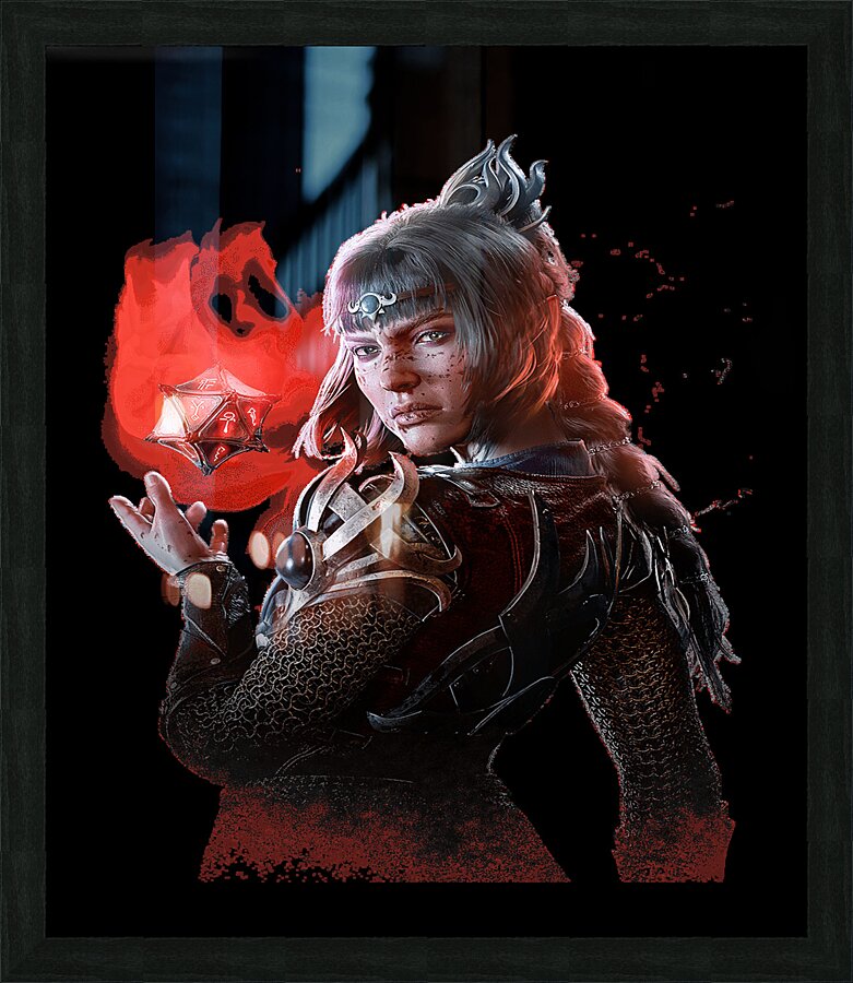 Baldurs Gate Picture Frame print