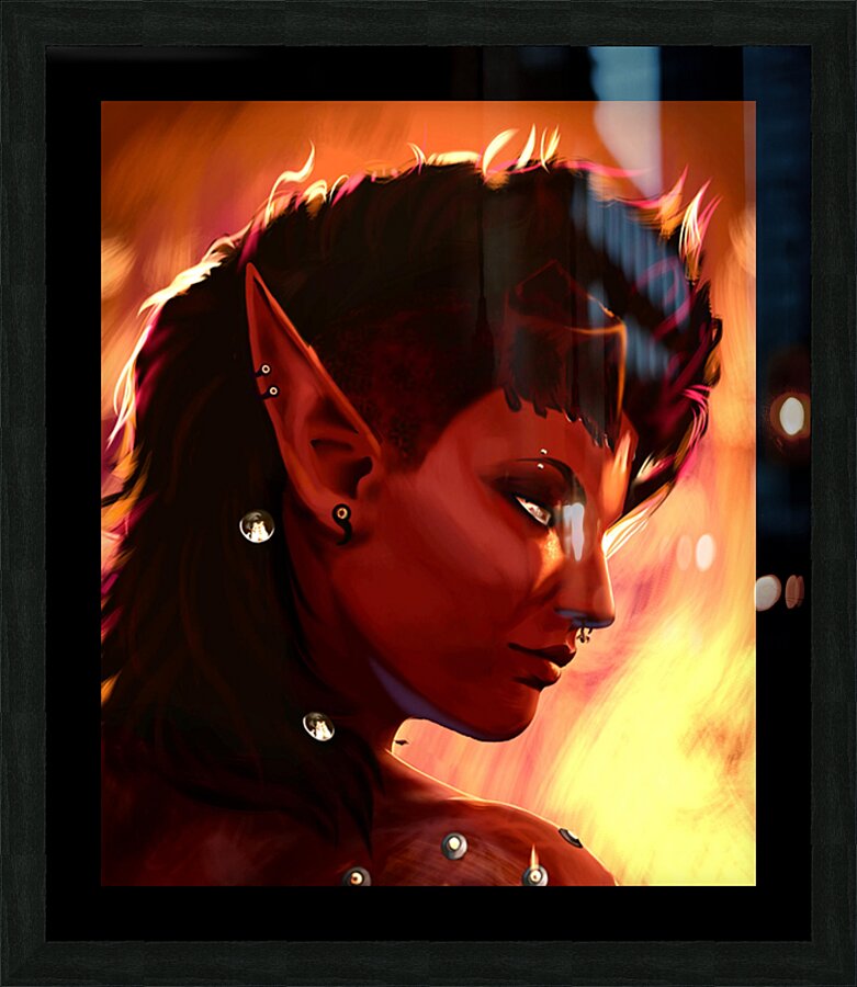 Baldurs Gate Picture Frame print