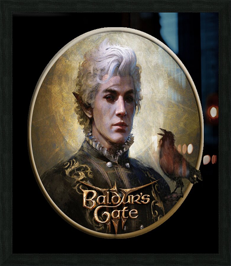 Baldurs Gate Picture Frame print