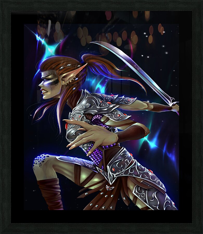 Baldurs Gate Picture Frame print