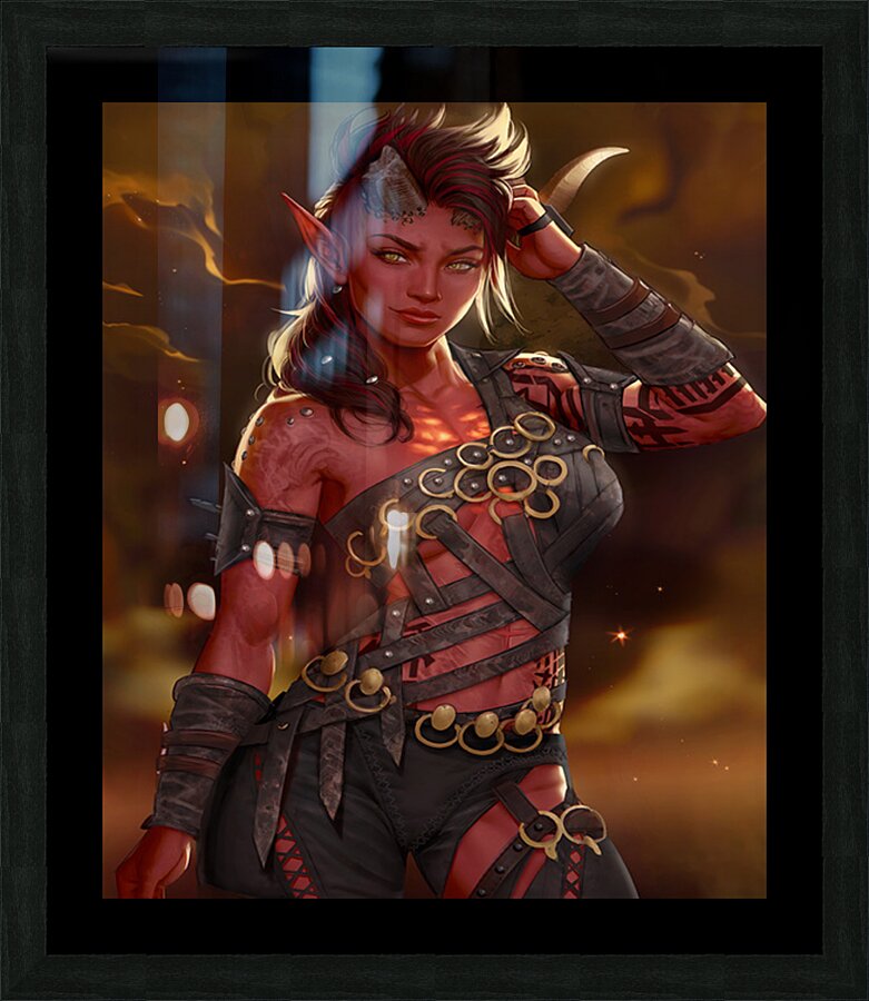Baldurs Gate Picture Frame print