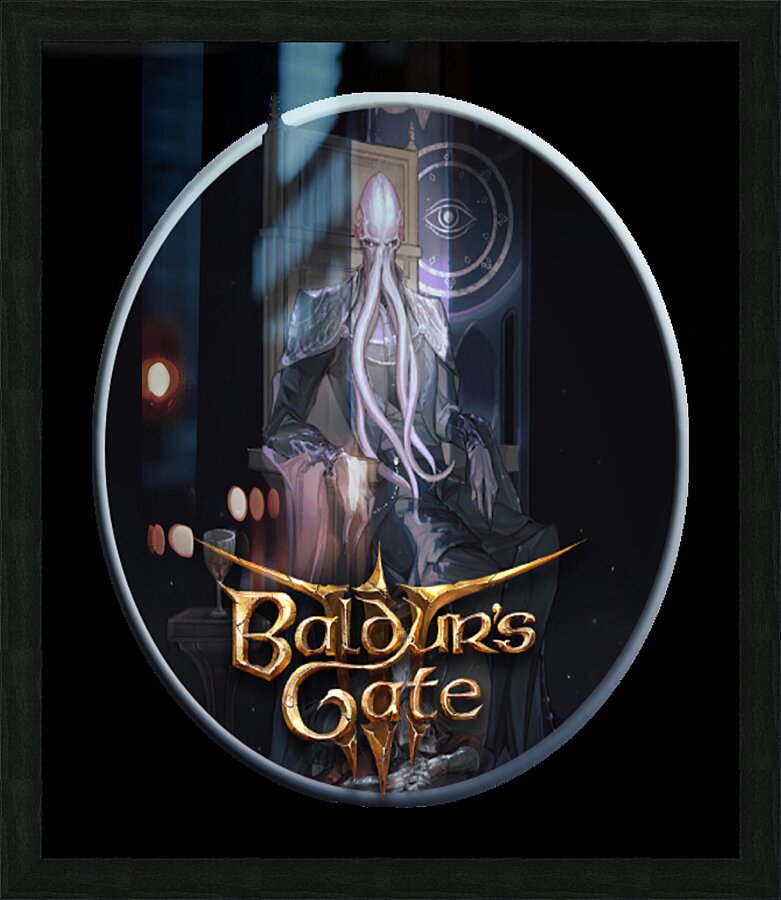 Baldurs Gate Picture Frame print
