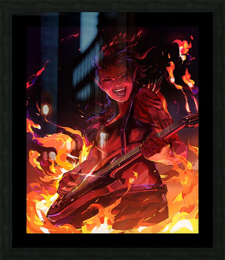 Baldurs Gate Picture Frame print