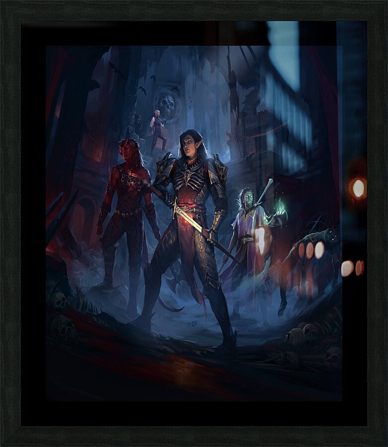 Baldurs Gate Picture Frame print