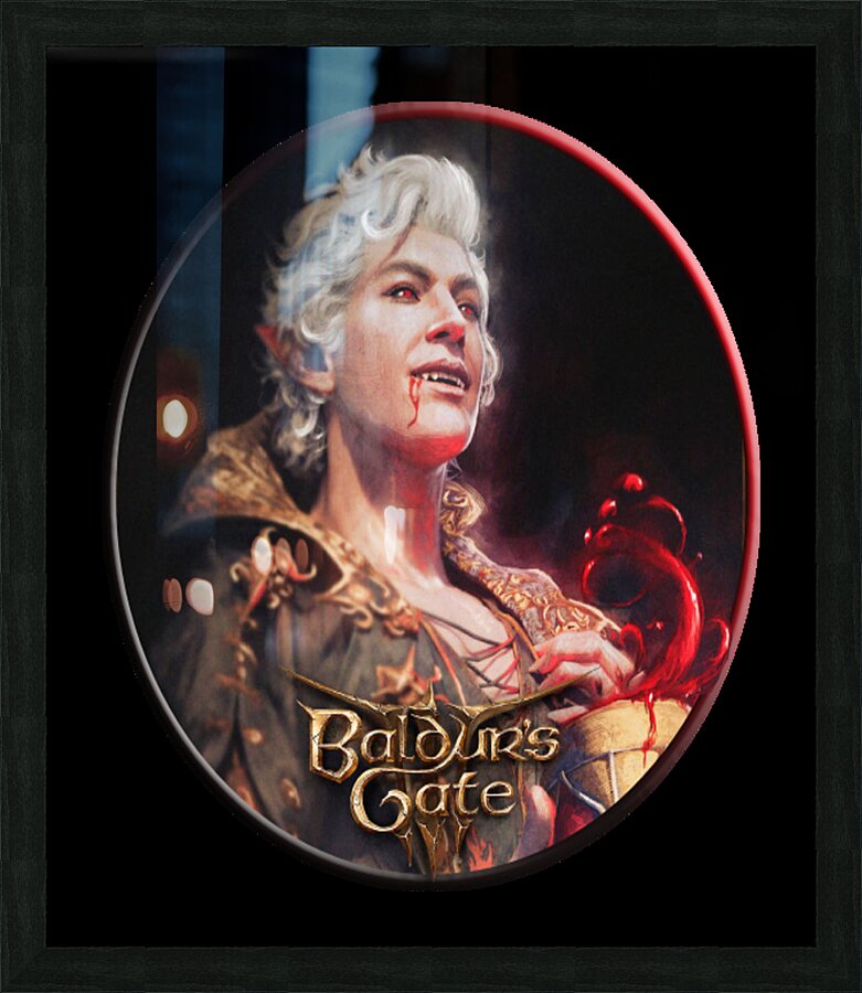 Baldurs Gate Picture Frame print