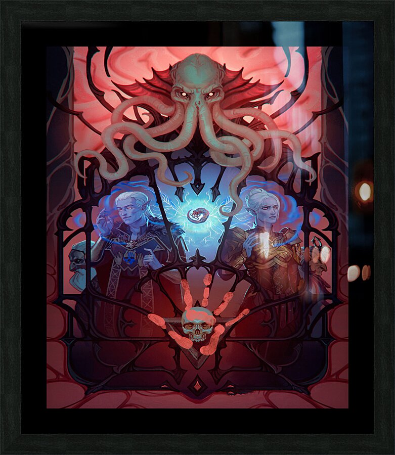 Baldurs Gate Picture Frame print