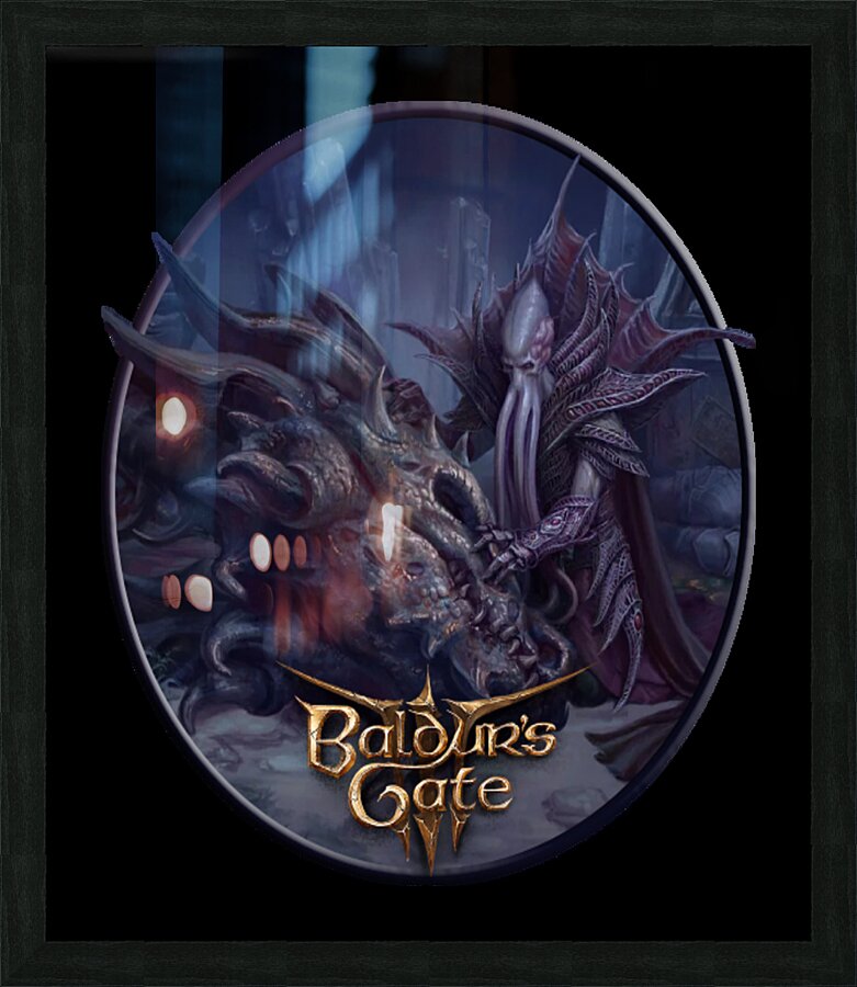 Baldurs Gate Picture Frame print