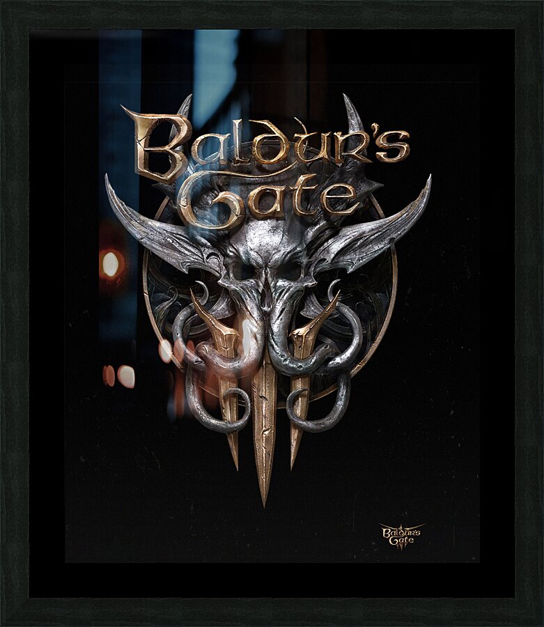 Baldurs Gate Picture Frame print