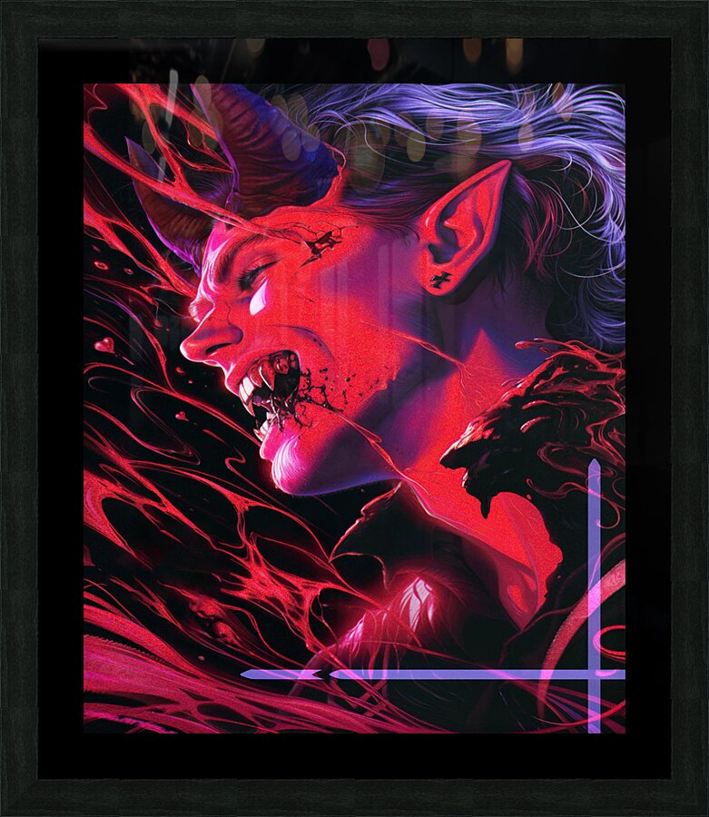 Baldurs Gate Picture Frame print