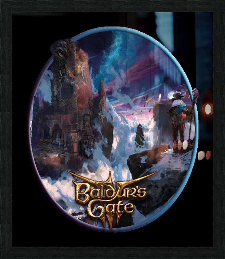 Baldurs Gate Picture Frame print