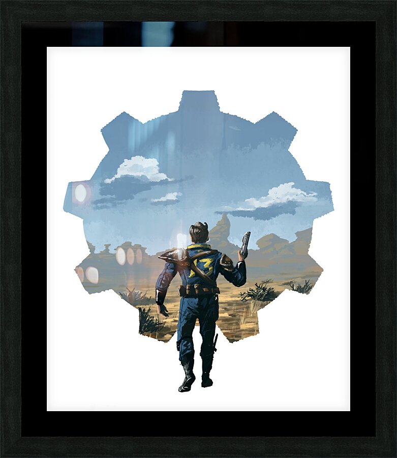 FallOut Picture Frame print