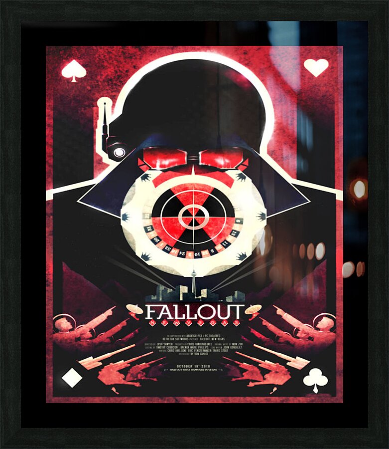 FallOut Picture Frame print