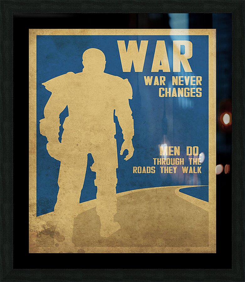 FallOut Picture Frame print