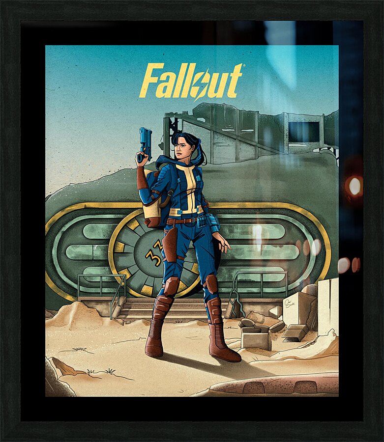 FallOut Picture Frame print