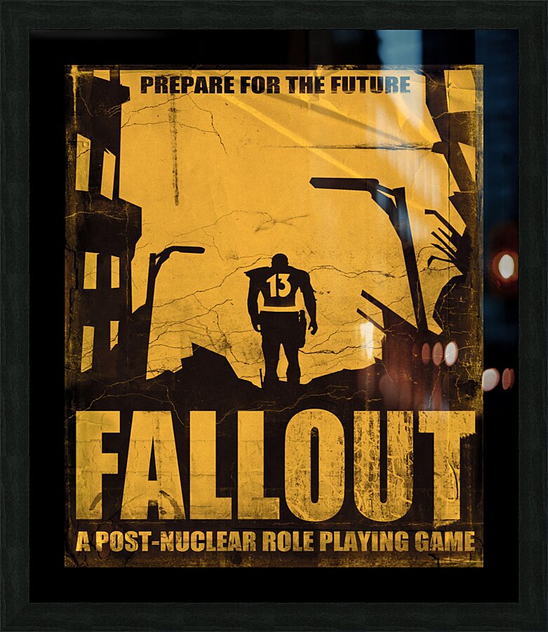 FallOut Picture Frame print