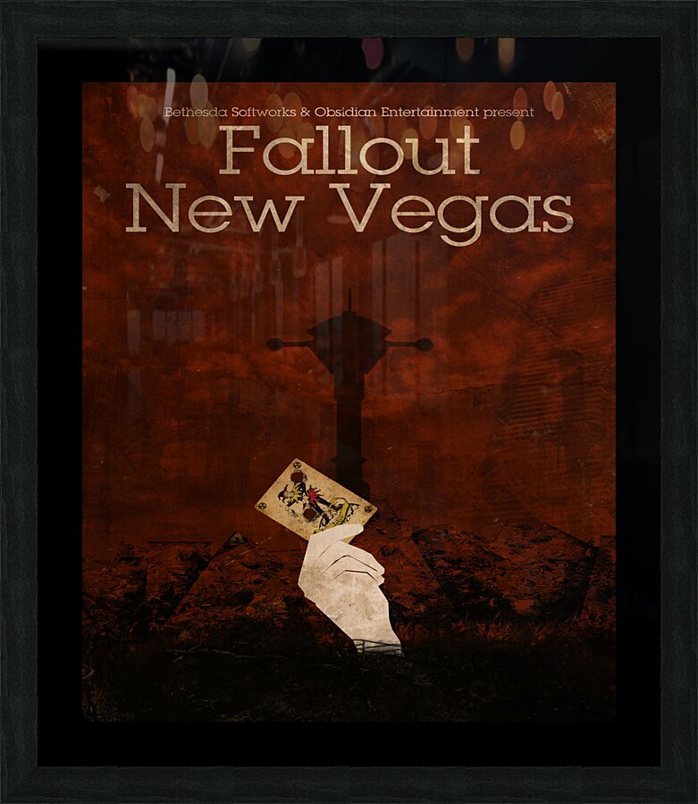 FallOut Picture Frame print