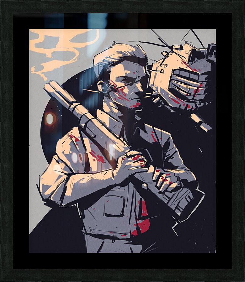 FallOut Picture Frame print