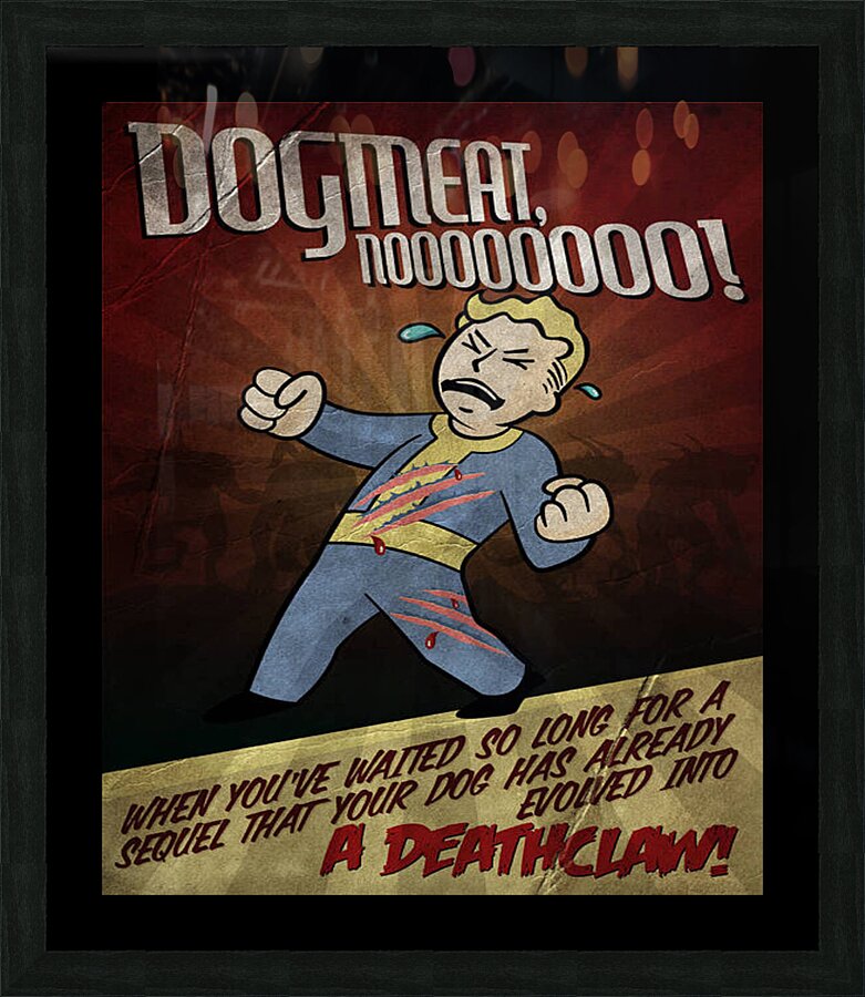 FallOut Picture Frame print