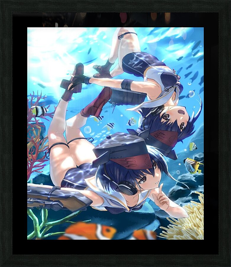 kantai collection Picture Frame print