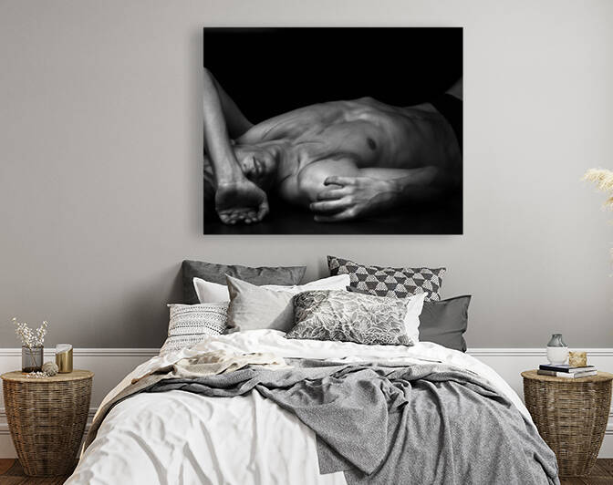 Triptyque1 format 16 x 20 by Claude Gauthier