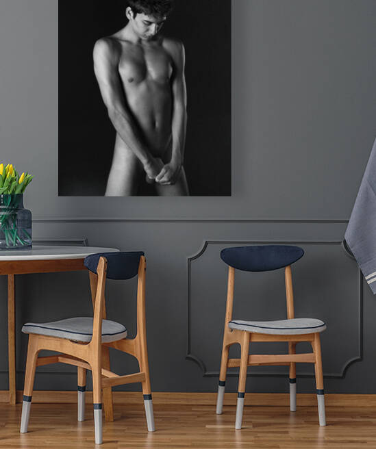 Standing up 24x30 by Claude Gauthier