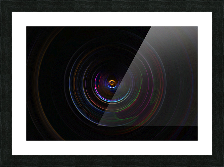 Lens spin Picture Frame print