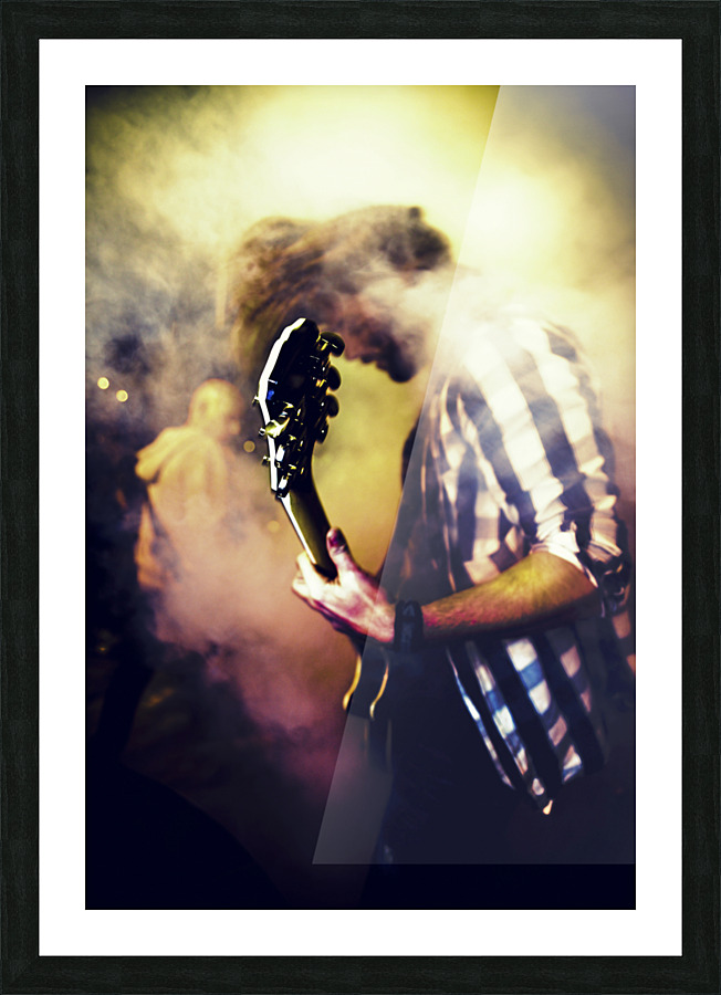 The guitarist  Picture Frame print