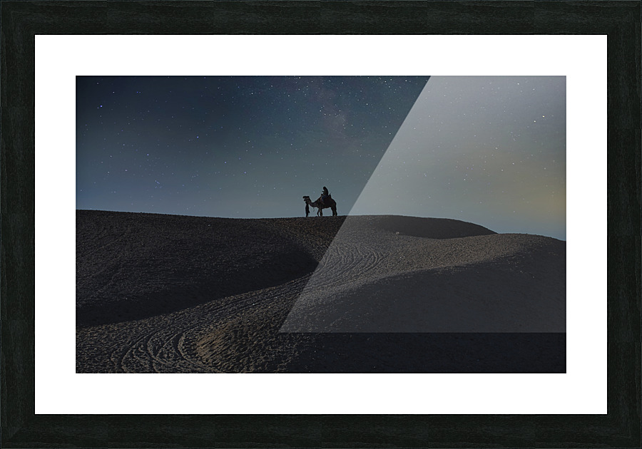 Desert ride Picture Frame print