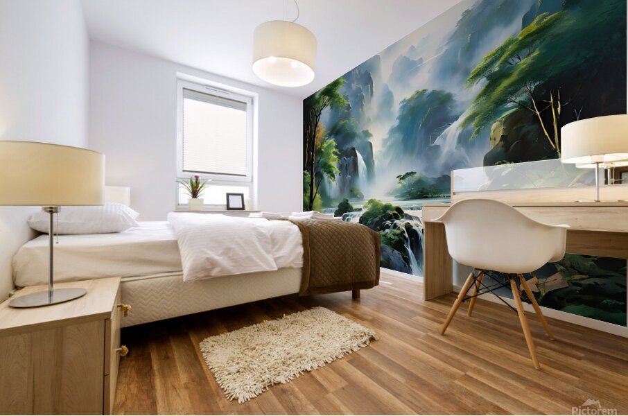 Waterfall Mural print