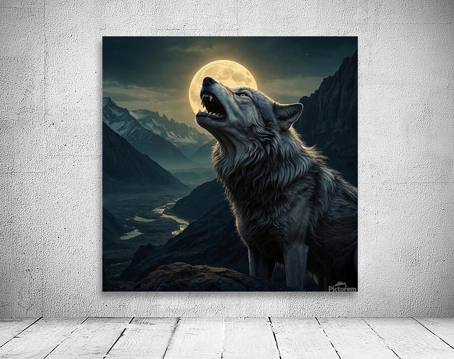 Howling Wolf Wall Preview
