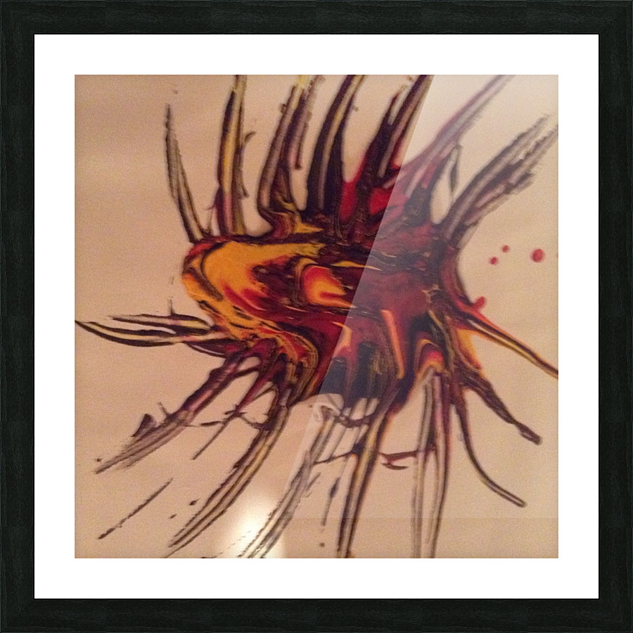Organic seed Picture Frame print