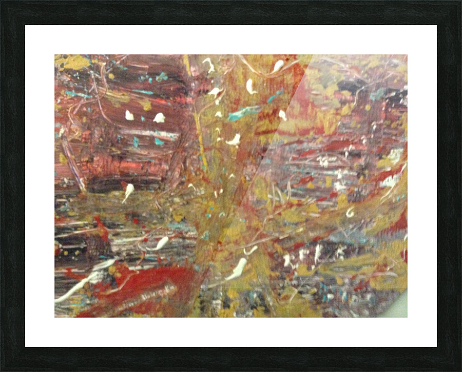   Reflections on a lake Picture Frame print