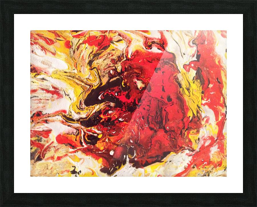 Fireball8 Picture Frame print